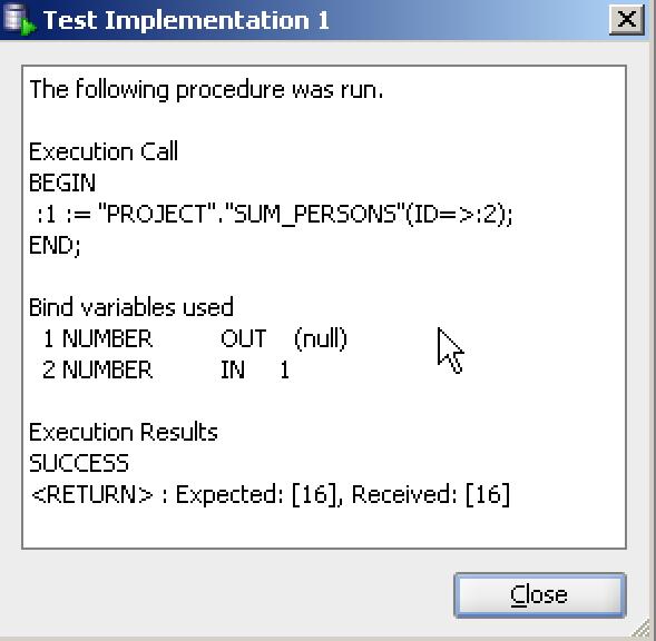 Computing: Oracle SQL Developer - UNIT TESTING
