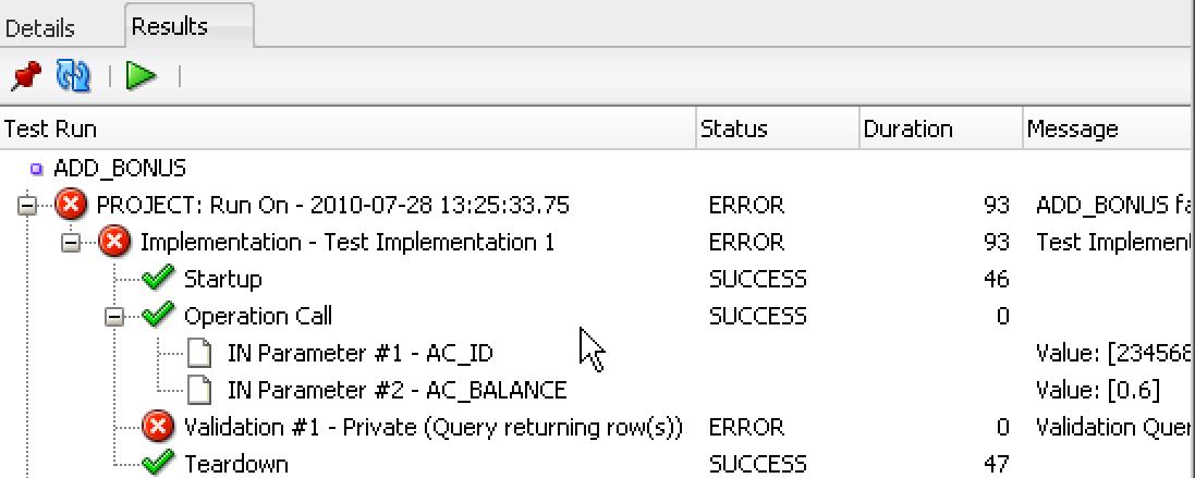 Computing: Oracle SQL Developer - UNIT TESTING