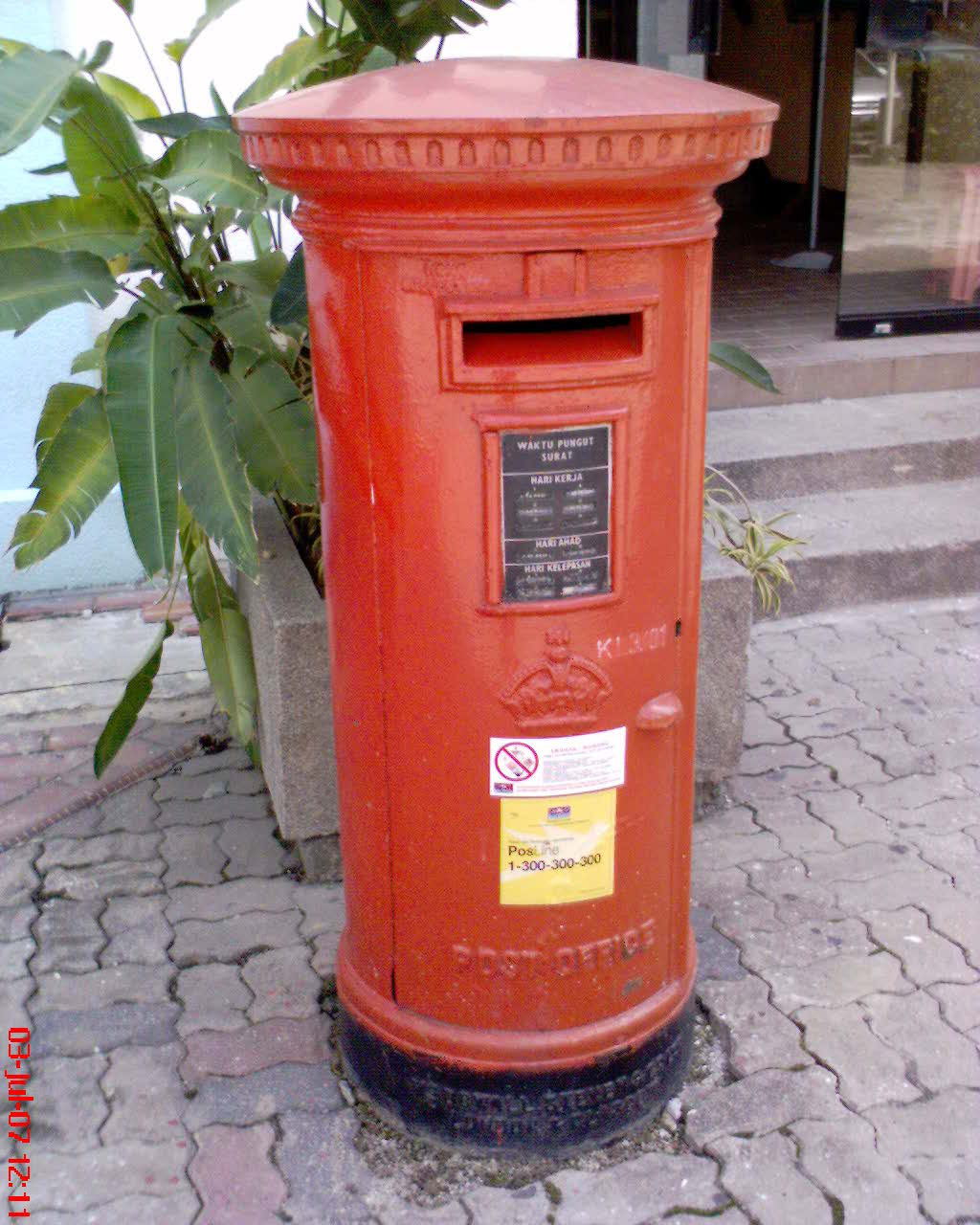 Times of Malaya British Malaya Post Box Kuala Lumpur