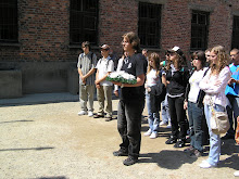 Slovak students at Auschwitz-June 2008