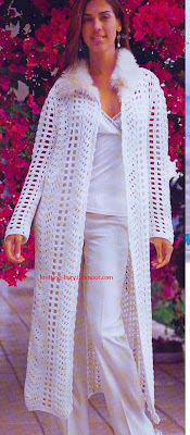 BAHARLIK uzun CEKET HIRKA örgü modeli Crochet long jacket