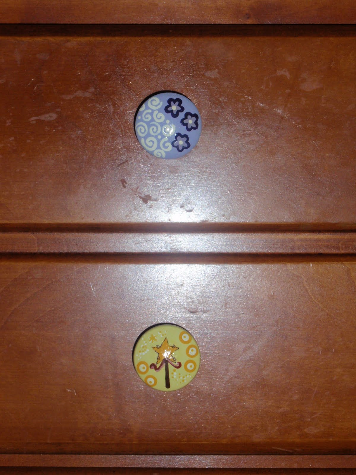 Diary of a Crafty Lady Painted Wooden Drawer Pulls