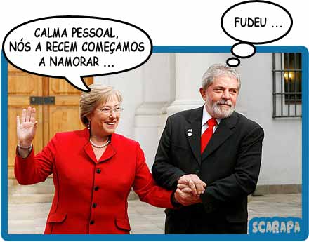 Lula e Michelle Bachelet 