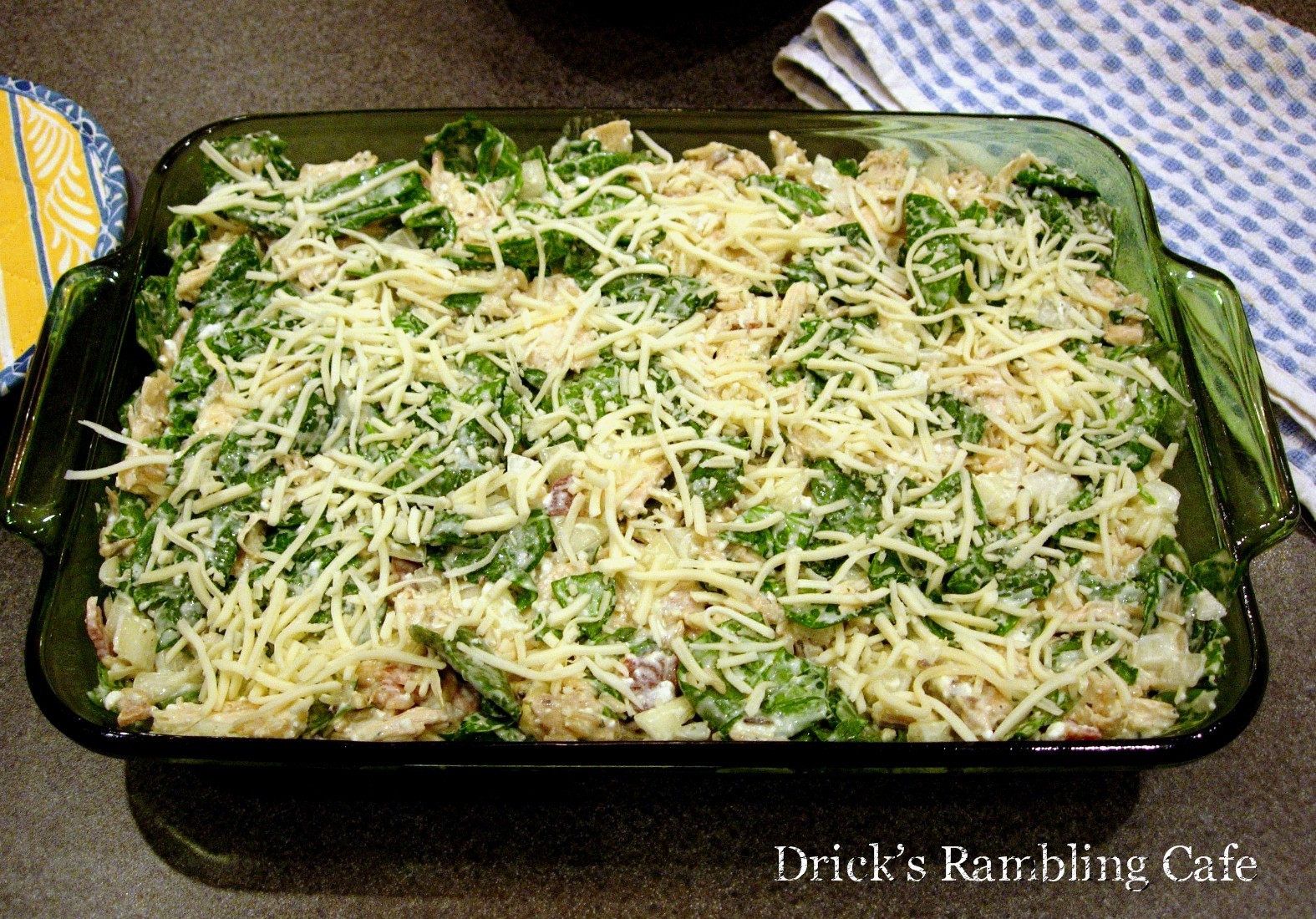 Chicken Florentine Wild Rice Casserole