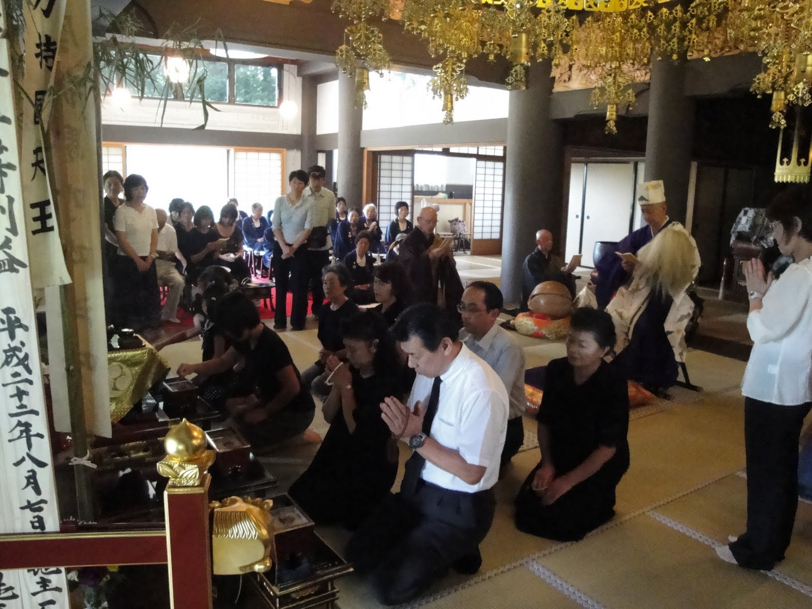 祥雲寺報 平成22年初盆供養（8月7日）