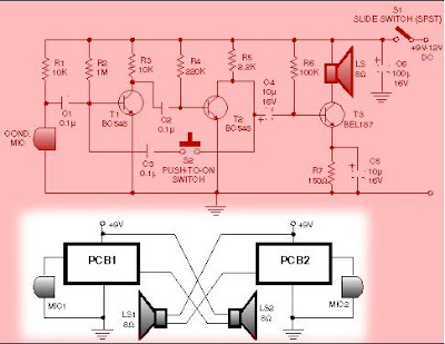 Fun on Electronics: Cheap Intercom System Interface