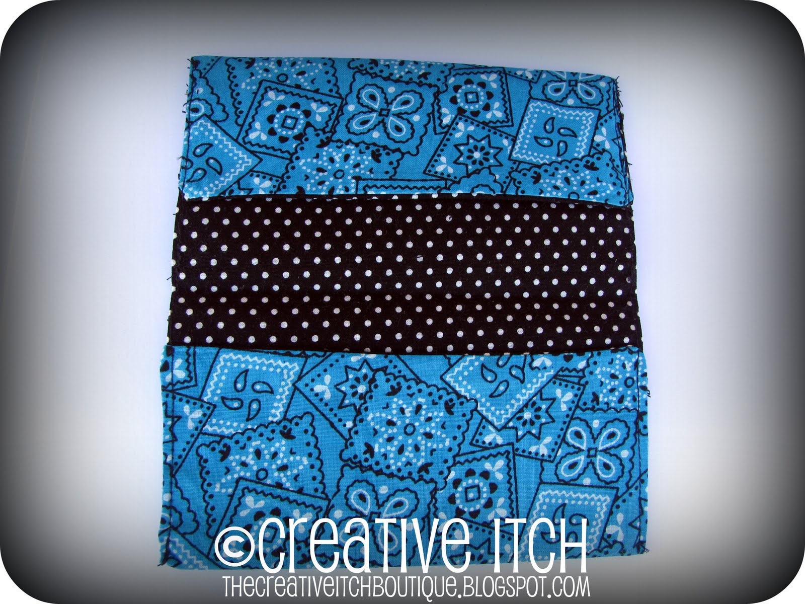 Creative Itch Ruffled Checkbook Cover