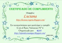 Certificado do 6° Desafio amigavel