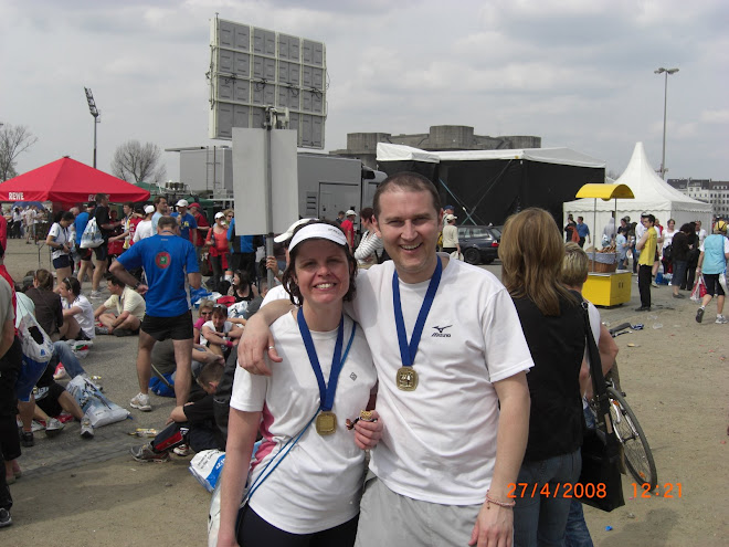 End of the Hamburg Marathon