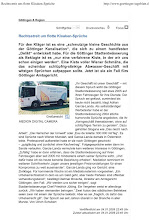 DER RECHTSSTREIT IN DER PRESSE