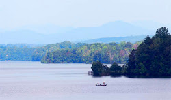 The lake and mountain