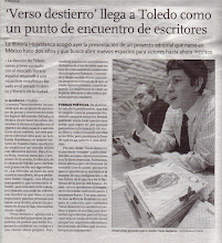 Presentación de la revista Verso destierro en la Librería Hojablanca