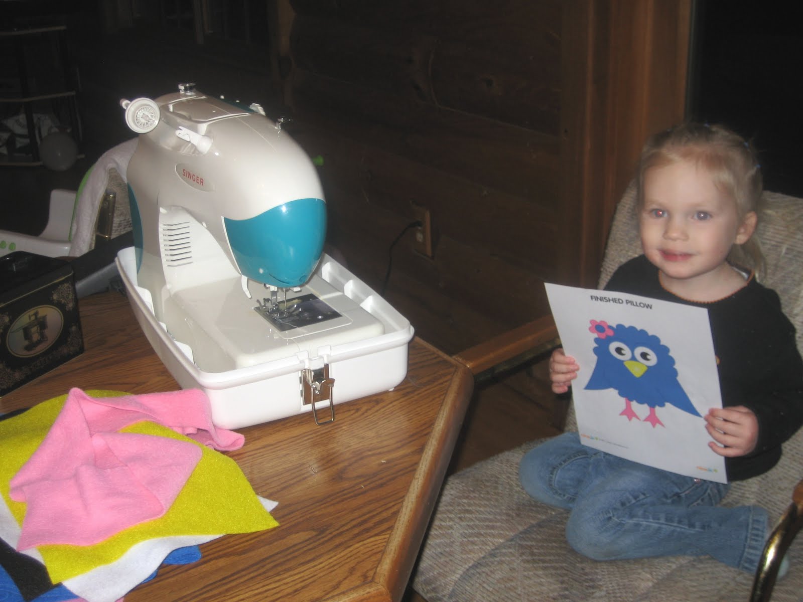 The Morris Family My 1st Sewing Machine Project!