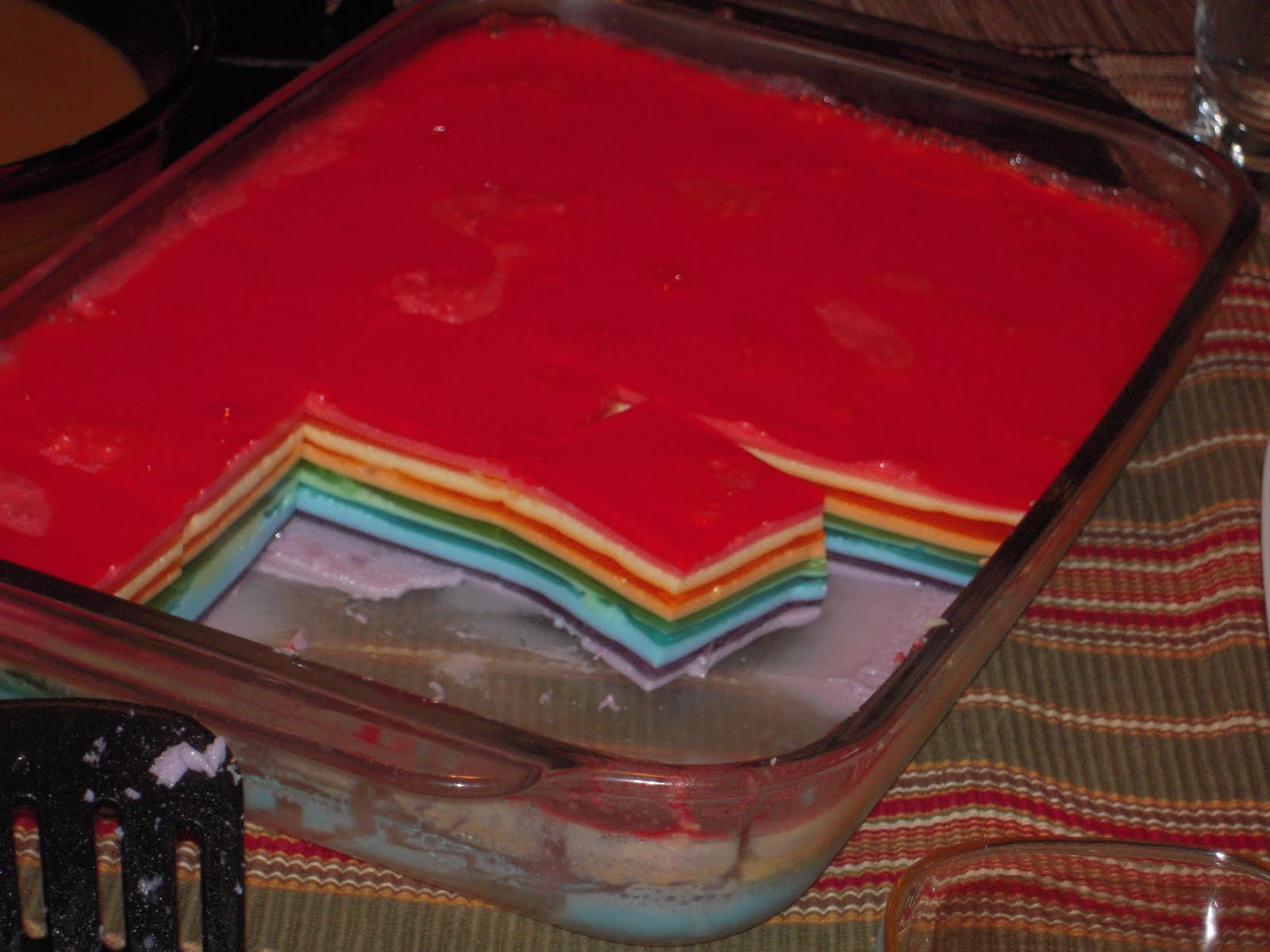 What's Cookin??? Ribbon Jello