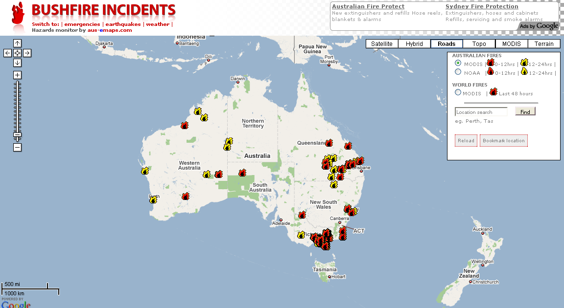 The Nature of Robertson: Bushfires update - Victoria 8.2.09.