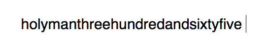 holymanthreehundredandsixtyfive