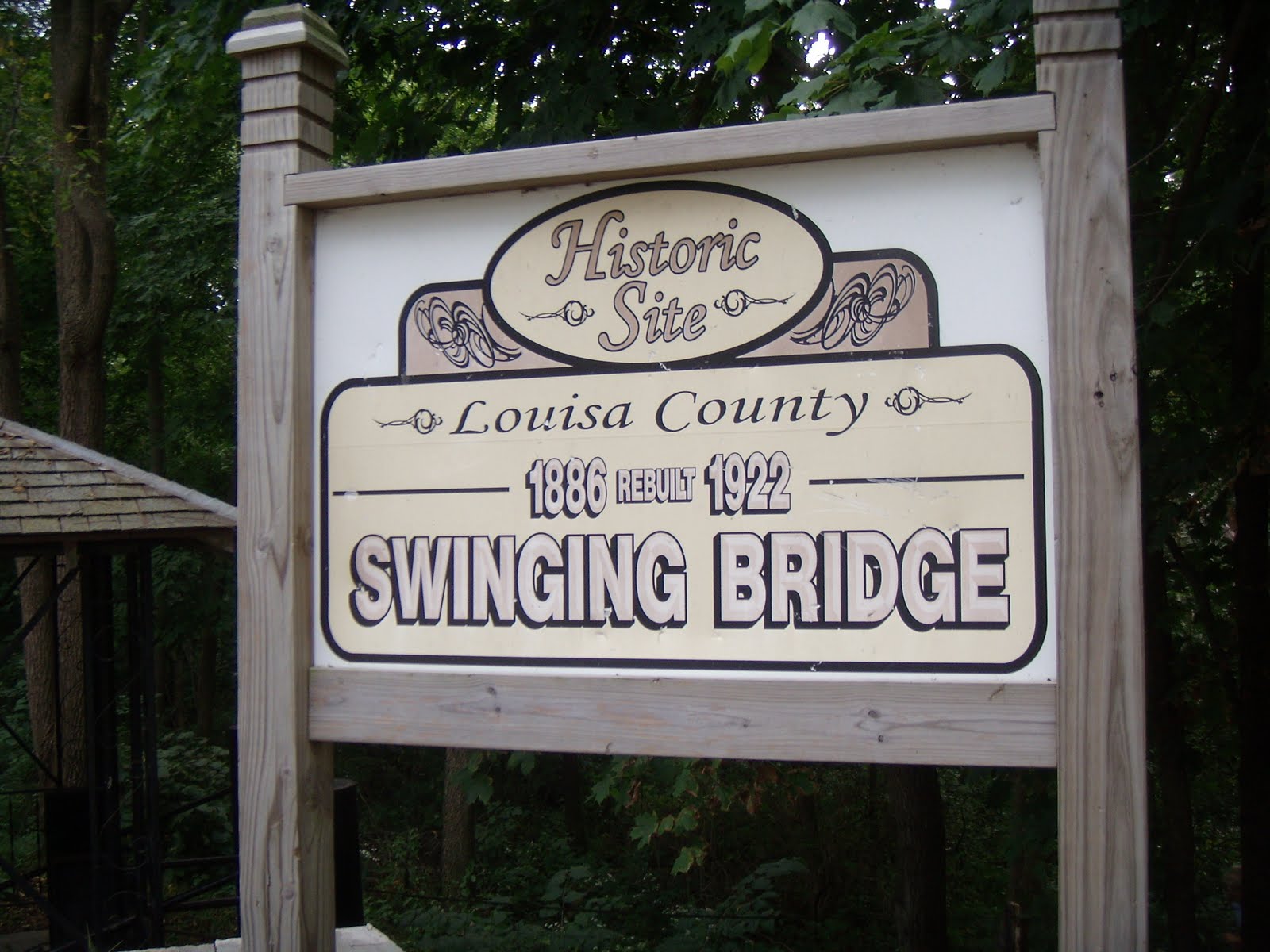 Nostalgic Nancy Swinging Bridge In Columbus Junction Iowa