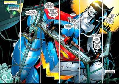 Reign of the Supermen #58: Composite Superman/Batman Rocket Ship