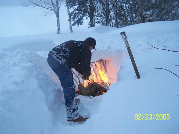 WINTER UP NORTH AT CAMP