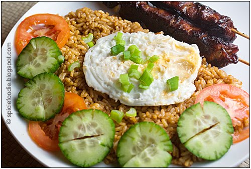 Nasi Goreng fried rice, fried egg