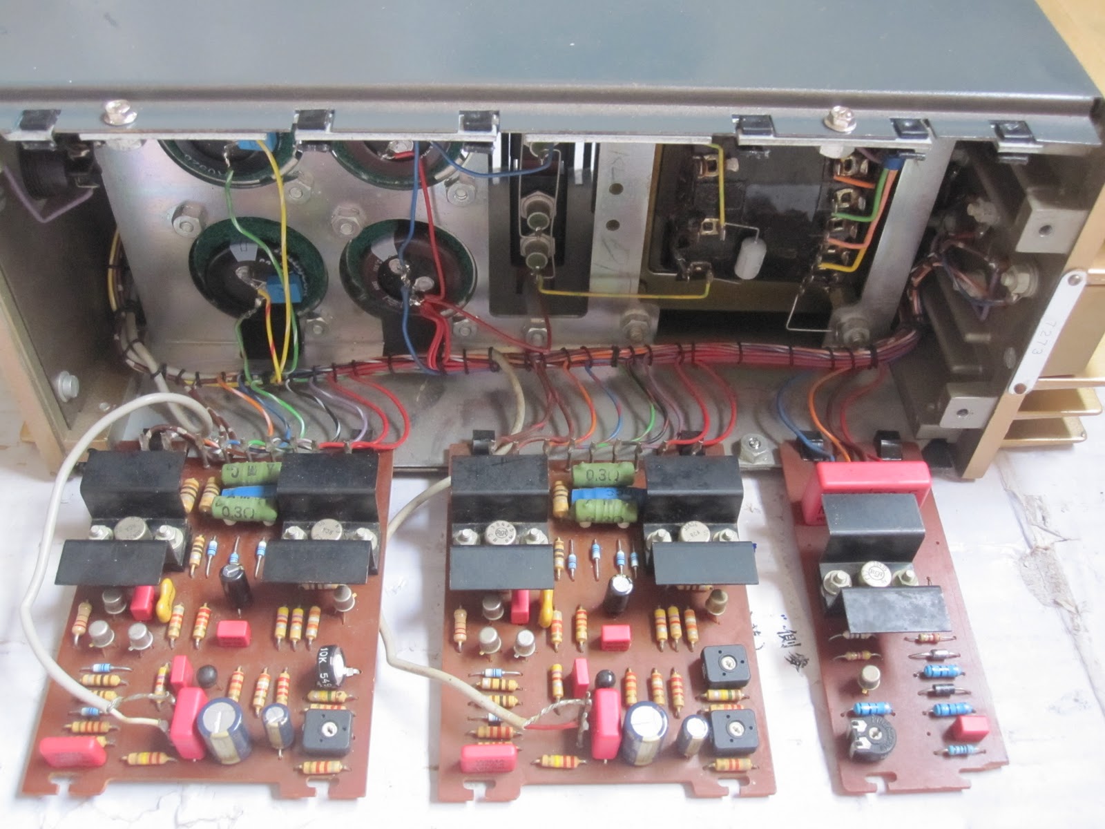 MyOldVintageHifi: Quad 303 after recapping (2nd unit)