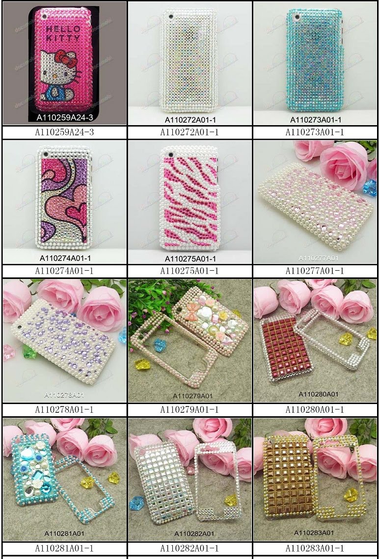 Handphone Accessories WholeSale iPhone Gemstone Blingbling Hard Back