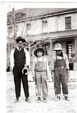 Boys at Old Fort Hall Boarding School (1909)