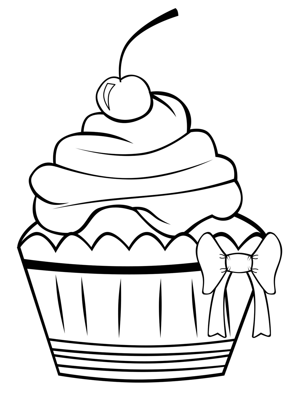 Cupcakes Coloring Pages Cupcakes Coloring Pages