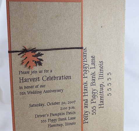 Brown Bag HARVEST INVITATION + Tutorial