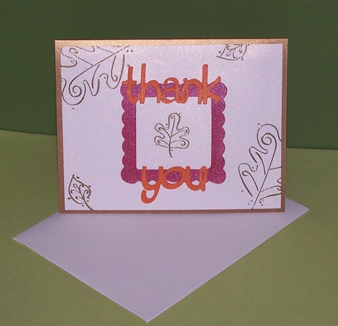 THANK YOU NOTE CARDS By Heidi