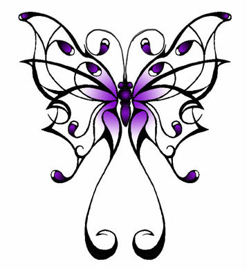 Lower Back Tattoo Designs For Women lower back butterfly 