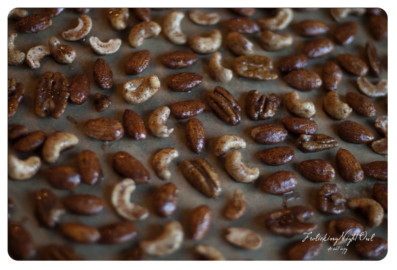 Frolicking Night Owl Sweet & Spicy Cocktail Nuts French Fridays with