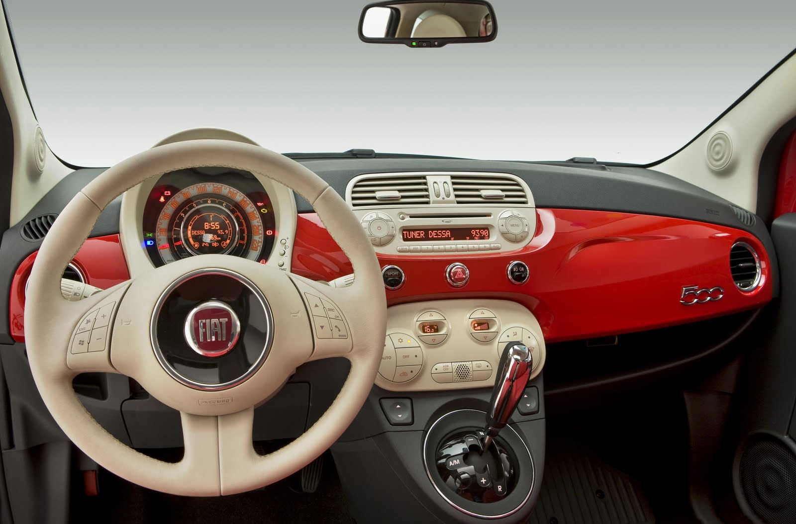 Inside the Fiat 500 Automatic Climate Control Fiat 500 USA