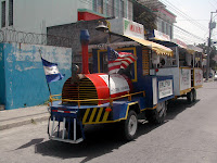 train in La Ceiba, Honduras