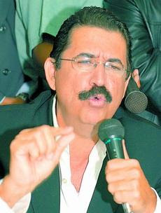 Mel Zelaya, Honduran president