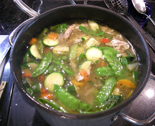 La Gringa's chicken soup, La Ceiba, Honduras