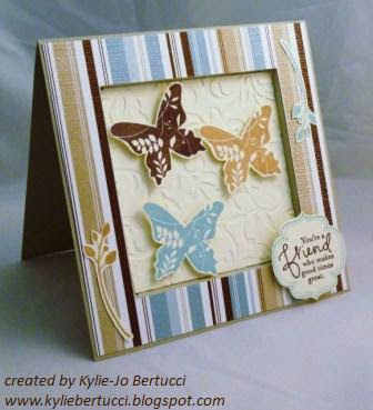 My first Recessed Window Card