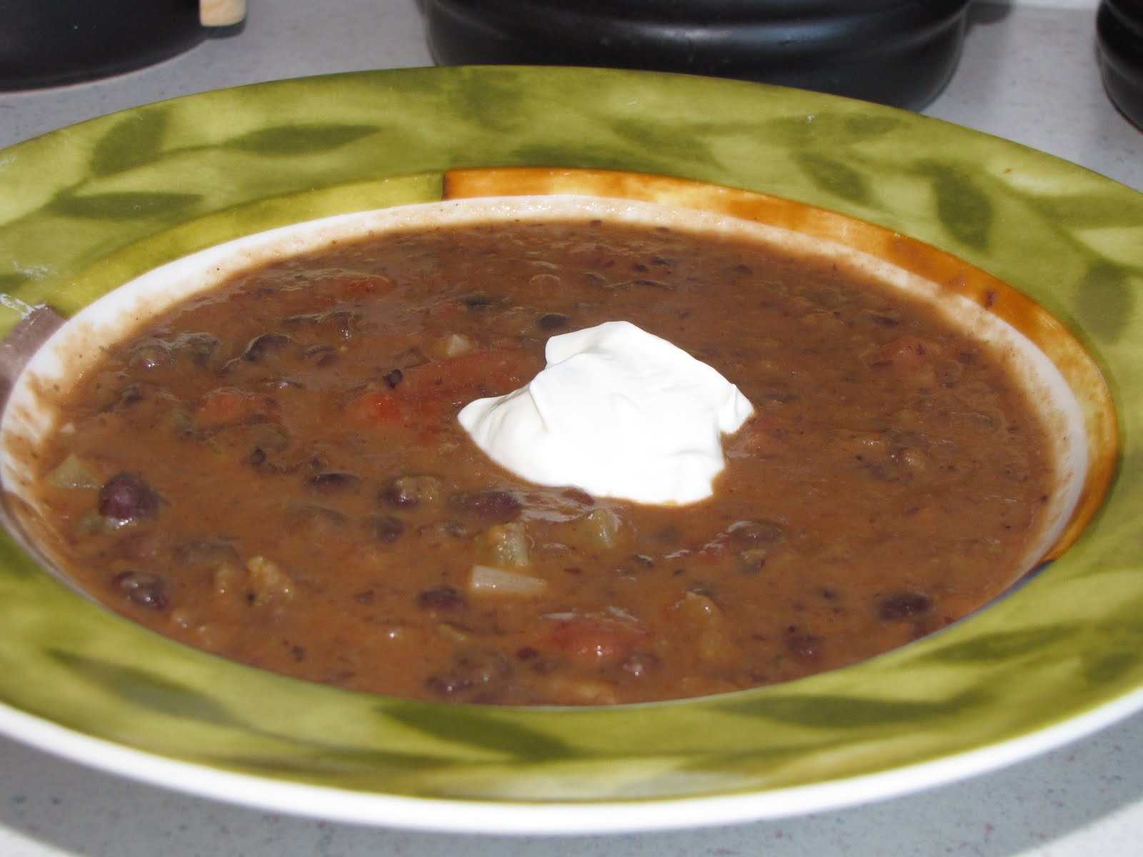 Homemaking Pilgrim Black Bean Chili Soup