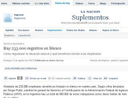 Nota a Alejandro Scachi en el diario LA NACION