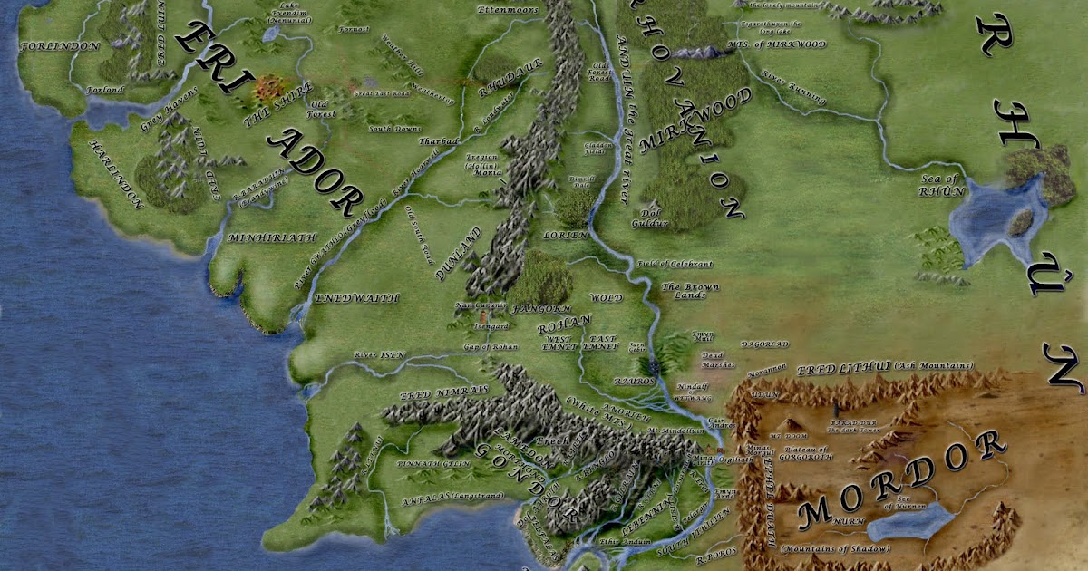 Map of Middle-Earth Планета. Map of Middle-Earth контент. Journey in the Middle Earth Minis.