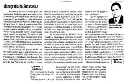 MONOGRAFIA DE BUCARASICA  - Olger García Velásquez