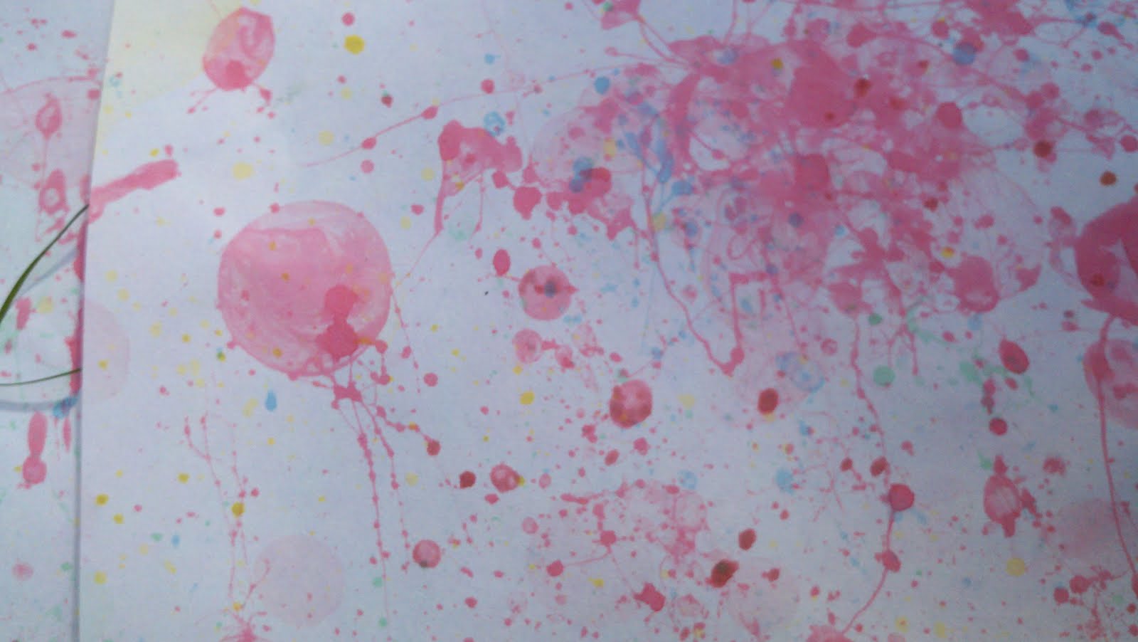 CRAFT OFF THE CUFF Food Coloring Bubble Art Project