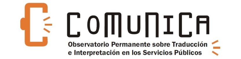 RED COMUNICA. TRADUCCIÓN E INTERPRETACIÓN EN SERVICIOS PÚBLICOS