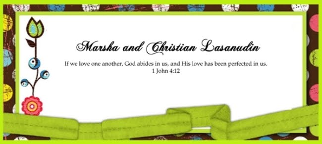 Marsha and Christian Lasanudin