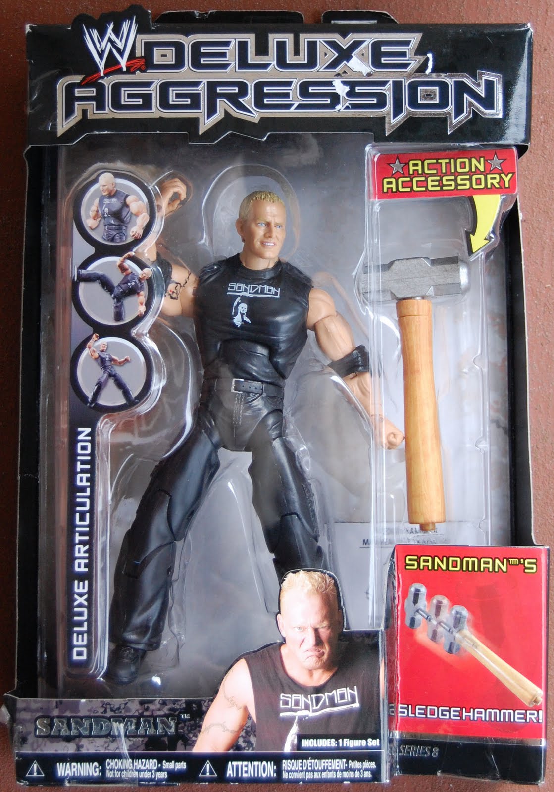 Chocolate Covered Action Figures: WWE: Deluxe Aggression series 8: Sandman