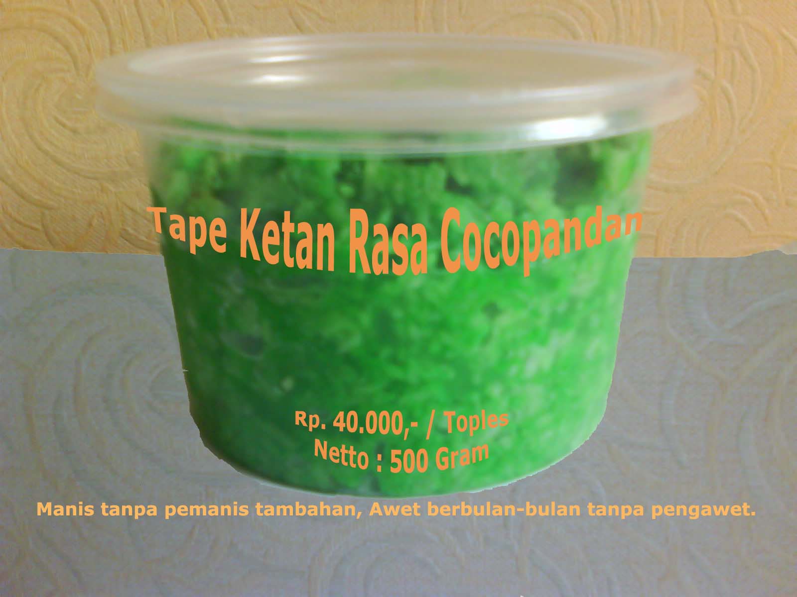 Ichen'S Kitchen TAPE KETAN COCOPANDAN