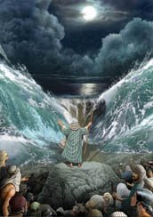 Moses Crossing the Red Sea