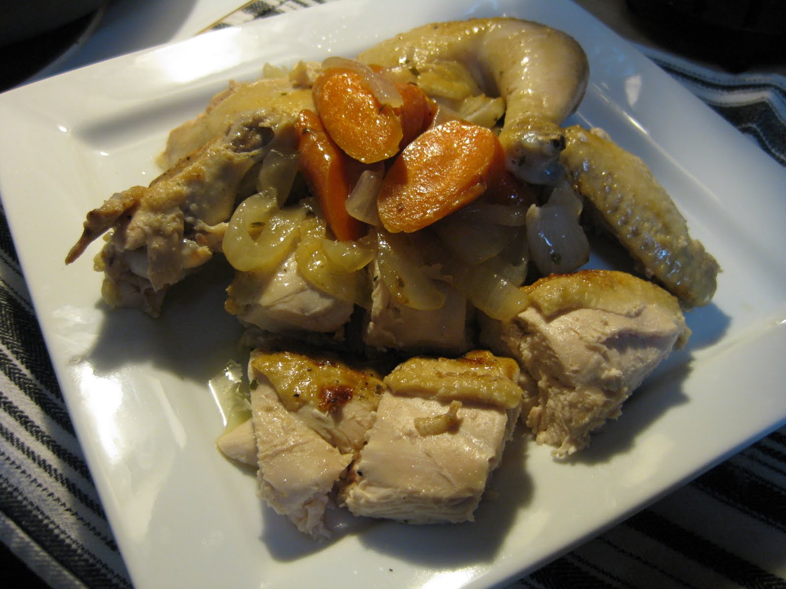 Chow Bella Julia Child's Poulet Poele a l'Estragon (CasseroleRoasted