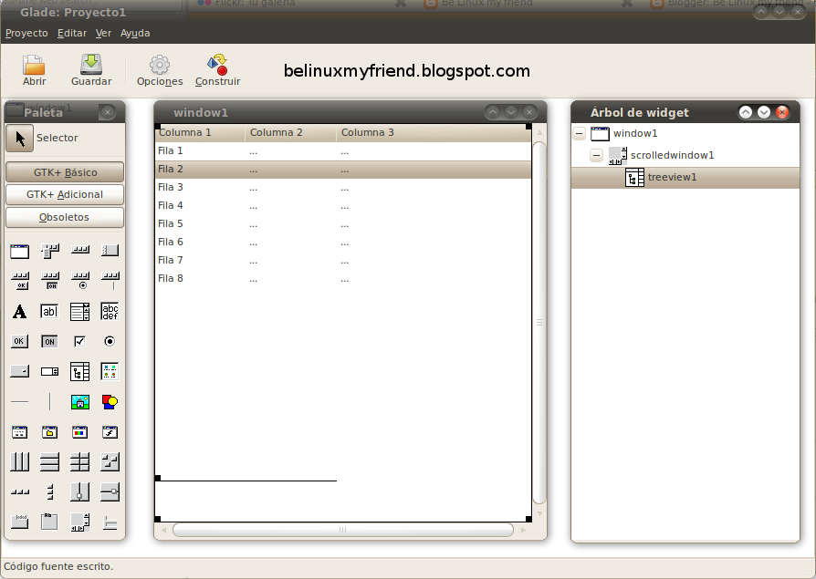 Be Linux my friend Glade, diseña tus propias GUI (ACTUALIZADO)