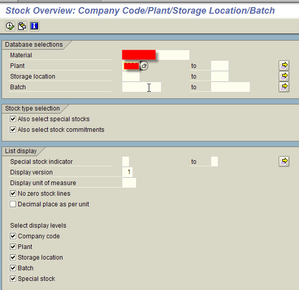 SAP Stuffs How to View Inventory